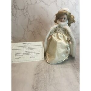 Danbury Mint Storybook Collection, SNOW QUEEN 11 inch tall Porcelain Doll